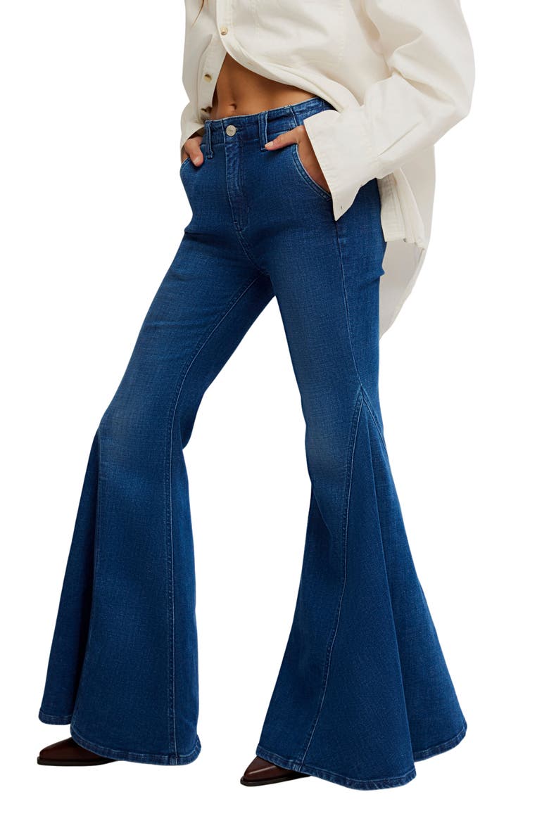 Marque Flare Jeans, Alternate, color, KORA