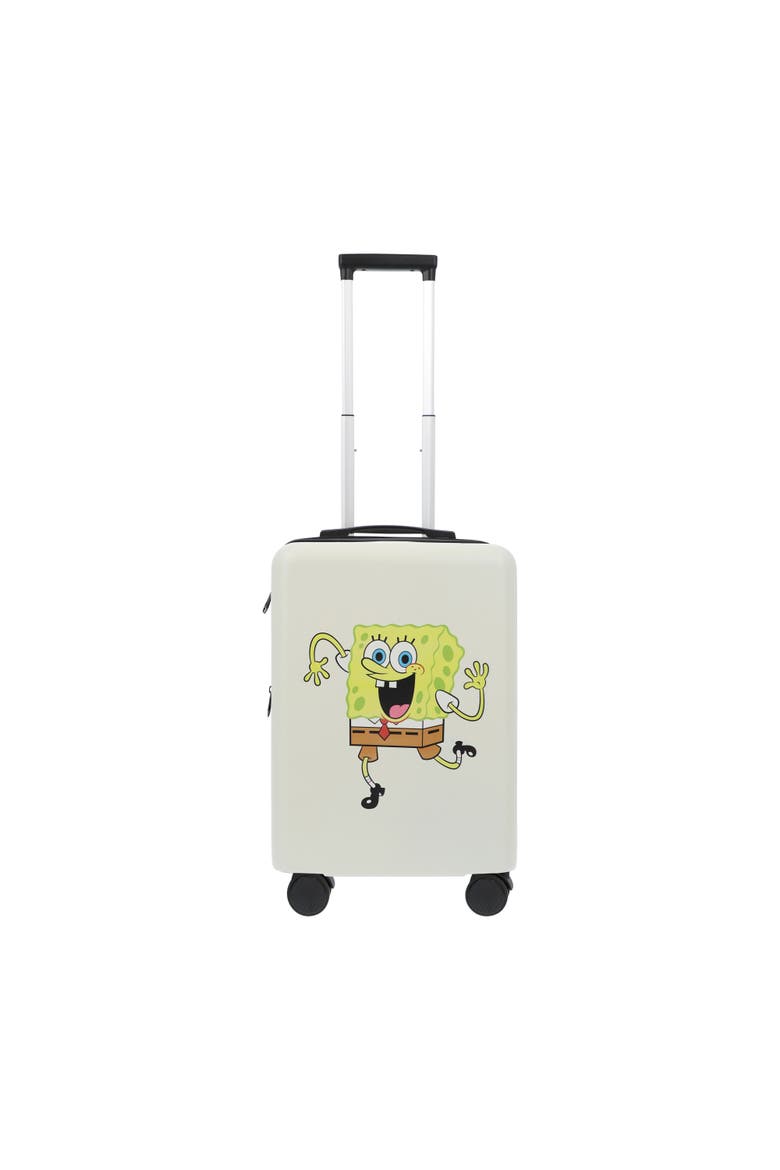 NICKELODEON SPONGEBOB 22.5"CARRY-ON LUGGAGE, Alternate, color, WHITE