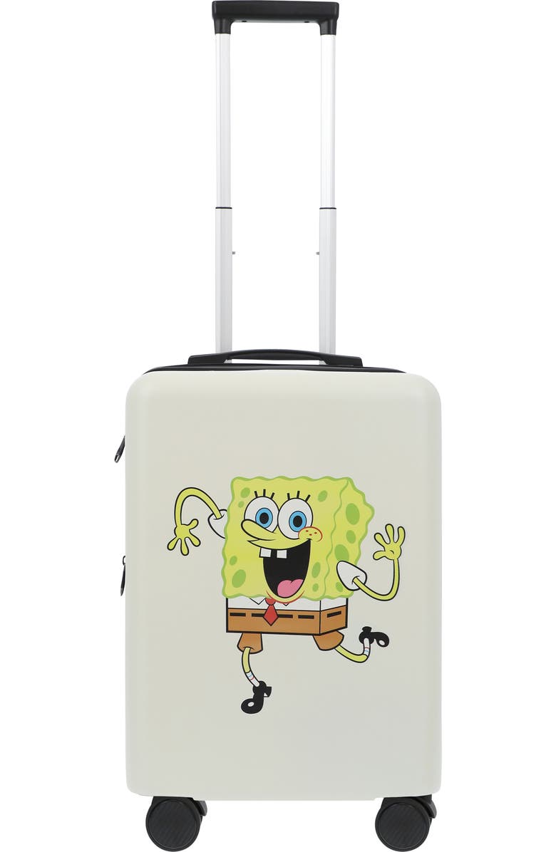 Ful NICKELODEON SPONGEBOB 22.5"CARRY-ON LUGGAGE, Alternate, color, White