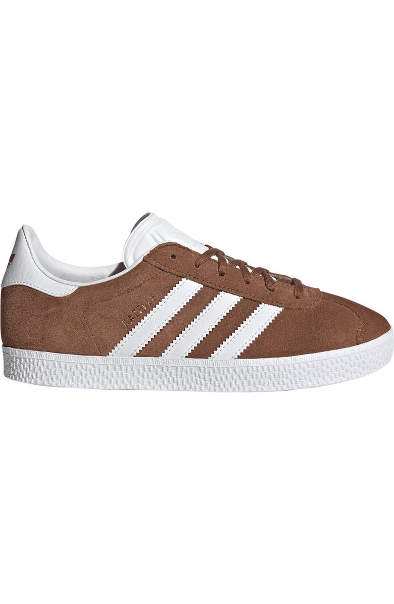 adidas Kids' Gazelle Low Top Sneaker, Alternate, color, Prebrn/Ftw