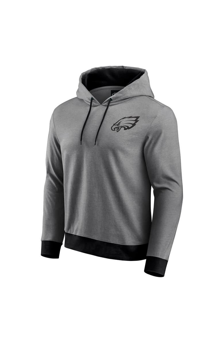 Darius Rucker Collection by Fanatics Men's Darius Rucker Collection by Fanatics Gray Philadelphia Eagles Tonal Knit Pullover Hoodie, Alternate, color, Heather Gray