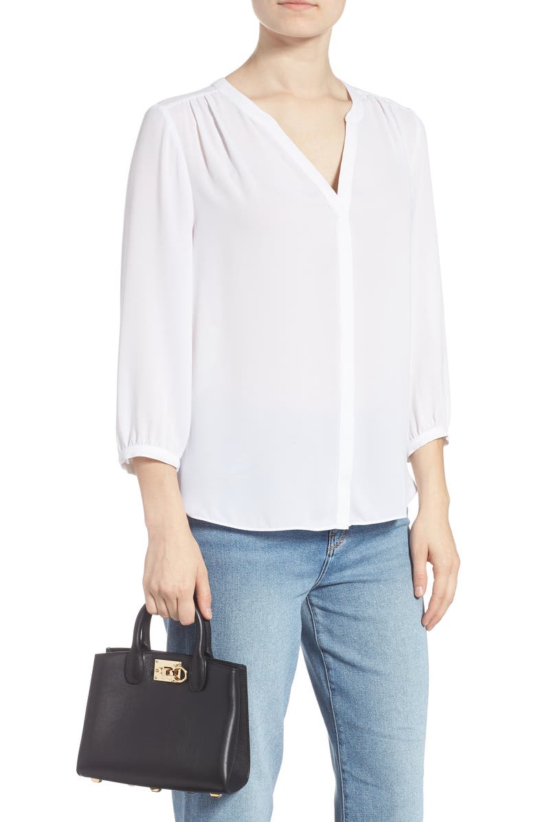 FERRAGAMO Salvatore Ferragamo The Mini Studio Leather Tote, Alternate, color,