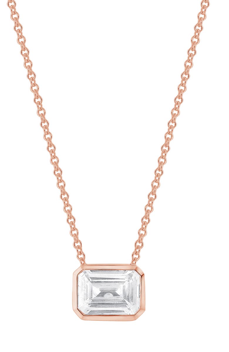 Badgley Mischka Collection 14K Gold Round Cut Lab-Created Diamond Pendant Necklace - 2.0ct, Alternate, color,