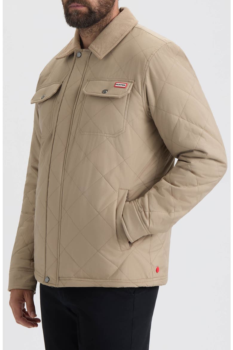 Bell Quilted Barn Jacket, Alternate, color, TEAK