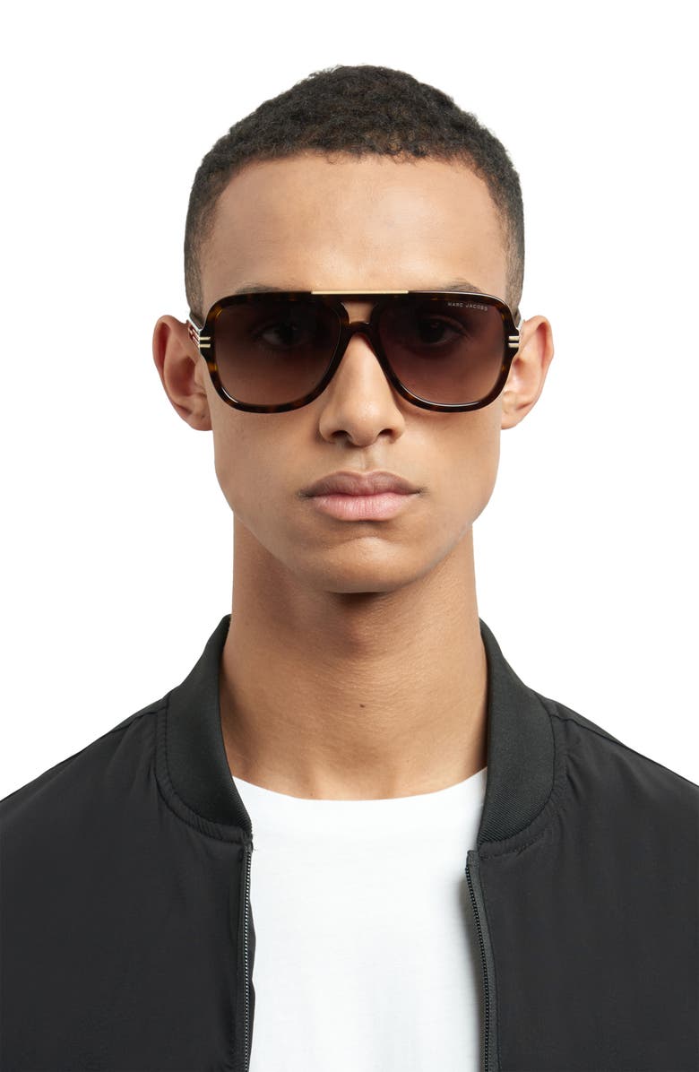 Marc Jacobs 58mm Square Sunglasses, Alternate, color, 0807-9O