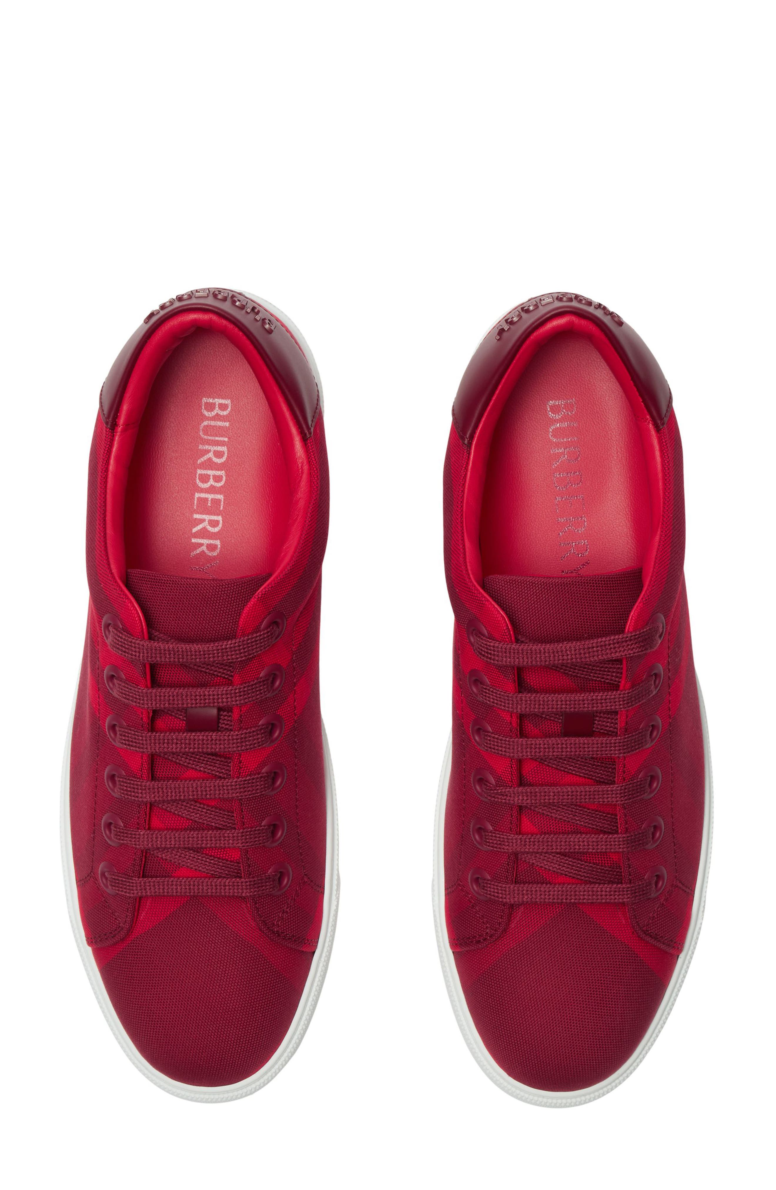 Burberry Albridge Check Low Top Sneaker, Alternate, color, 