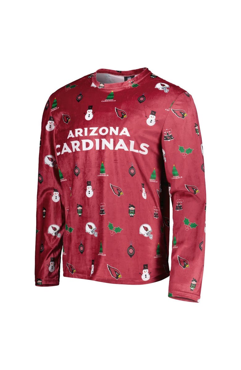 FOCO Men's FOCO Cardinal Arizona Cardinals Holiday Repeat Long Sleeve T-Shirt, Alternate, color, Cardinal