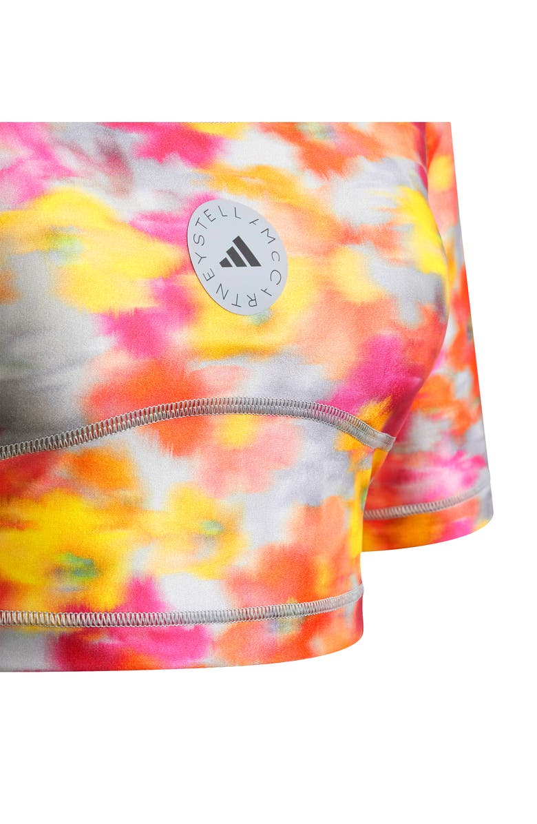 adidas by Stella McCartney Print Crop Top, Alternate, color, Active Gold