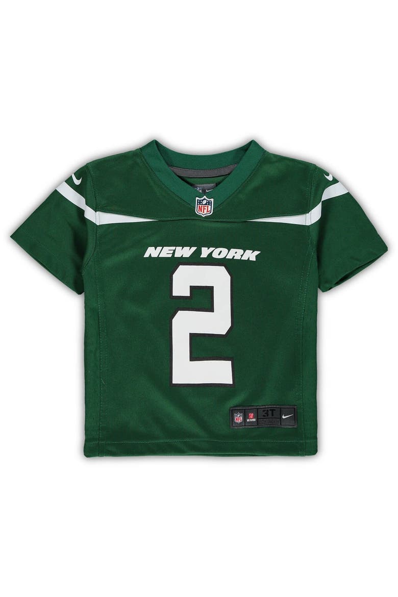 Toddler Nike Zach Wilson Green New York Jets Game Jersey, Alternate, color, Green