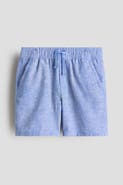 H&M Linen-blend Drawstring Shorts