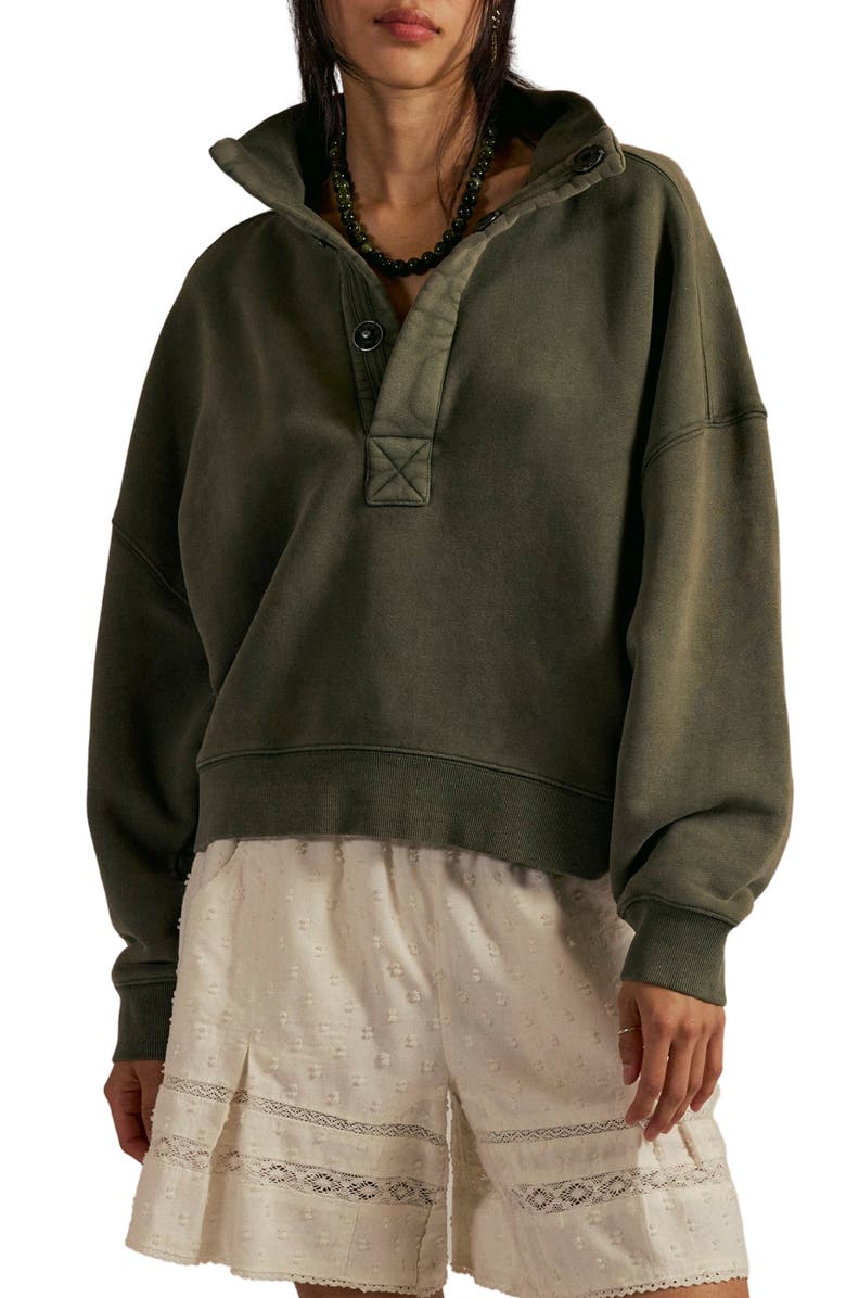 Free People Timeless Cotton Blend Pullover, Main, color, Adventurer