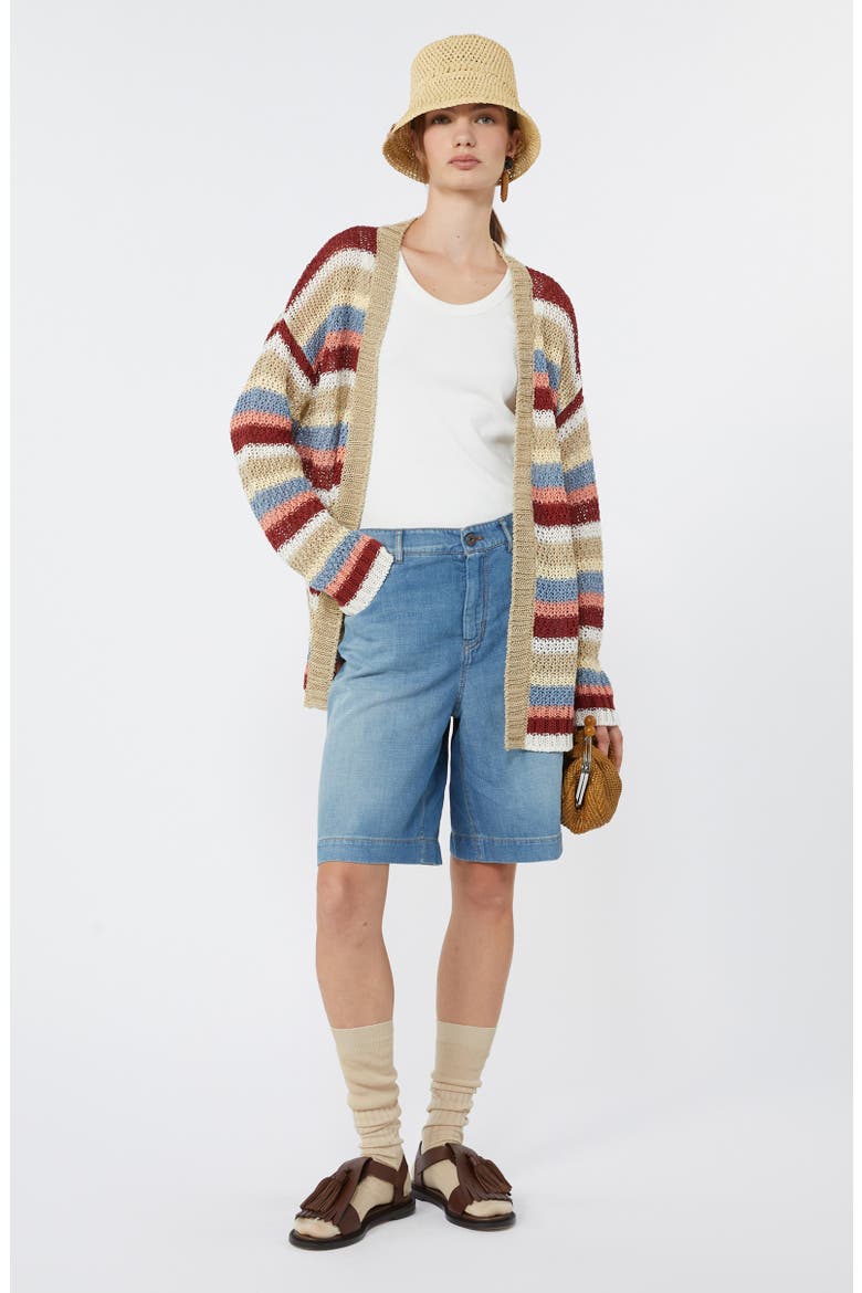 Dozono Denim Shorts, Alternate, color, NAVY