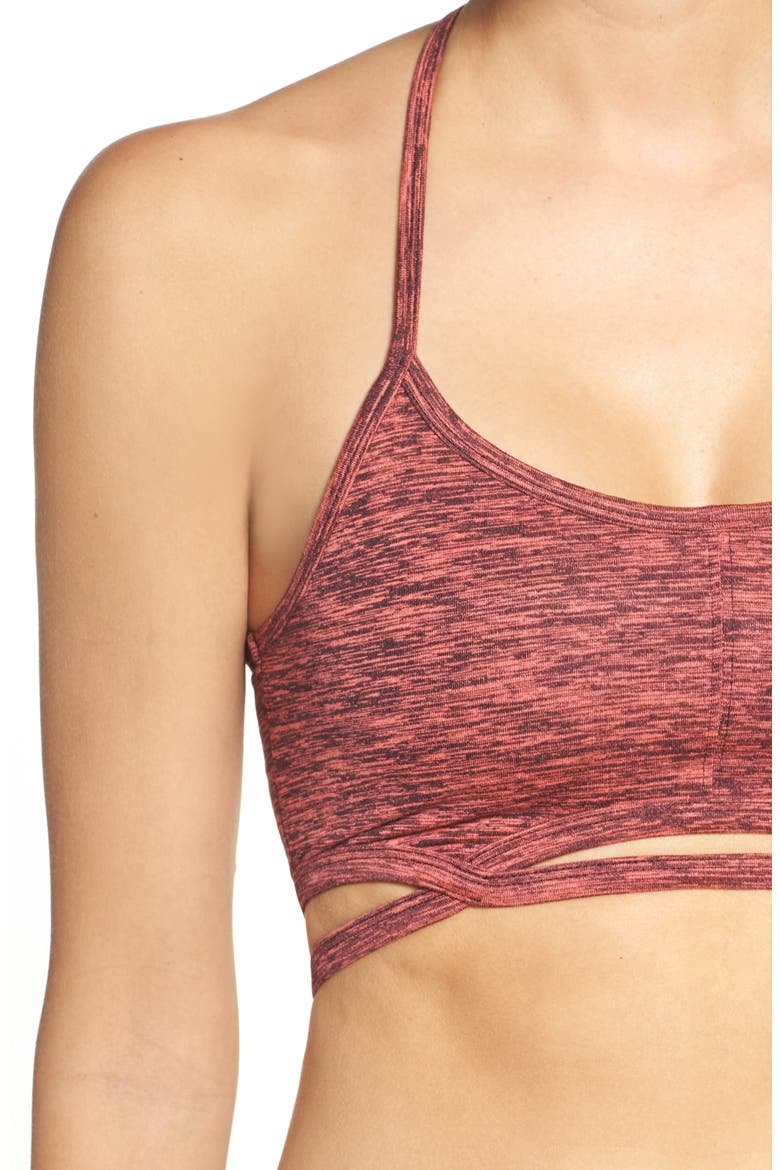 FP Movement Infinity T-Back Sports Bra, Alternate, color, TRUE NAVY/ HOT PINK