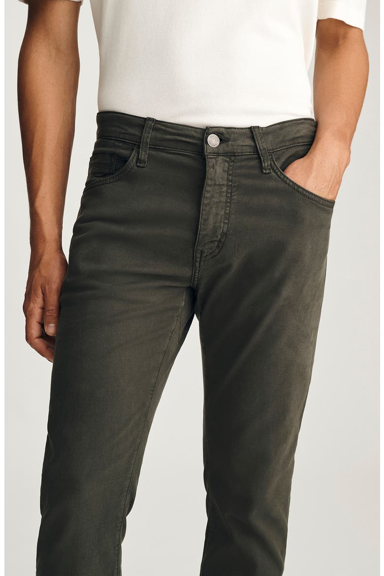 Marcus Slim Straight Leg Twill Pants, Alternate, color, PEAT LUXE TWILL