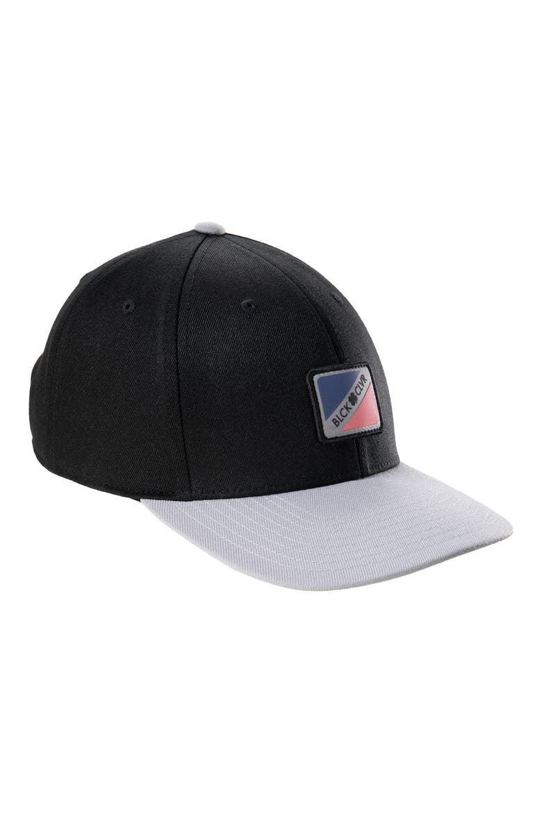 Balance of Opposites Baseball Cap, Alternate, color, BLACK