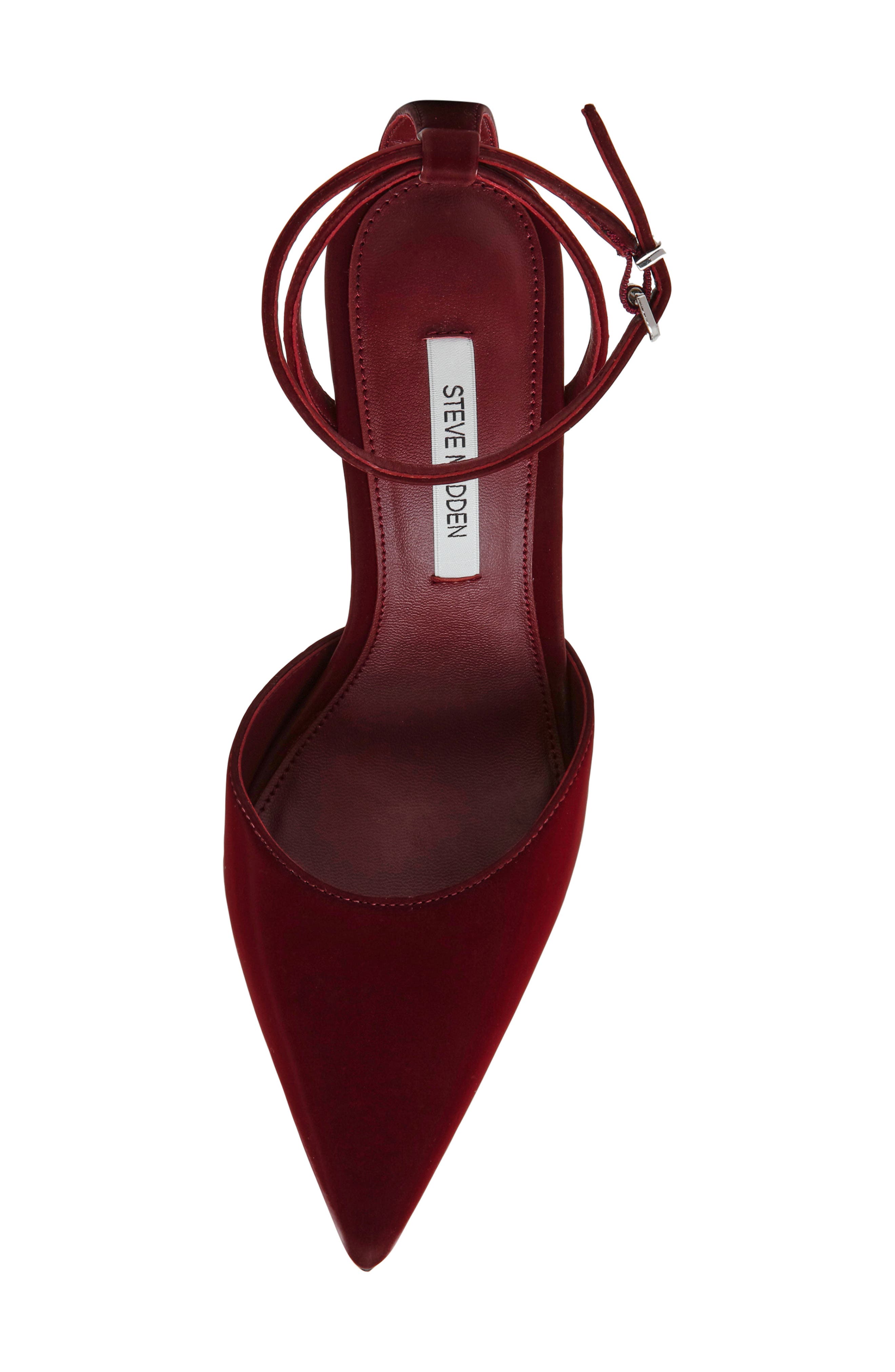 Morrie Pointed Toe Ankle Strap Pump, Alternate, color, LIGHT PLUM