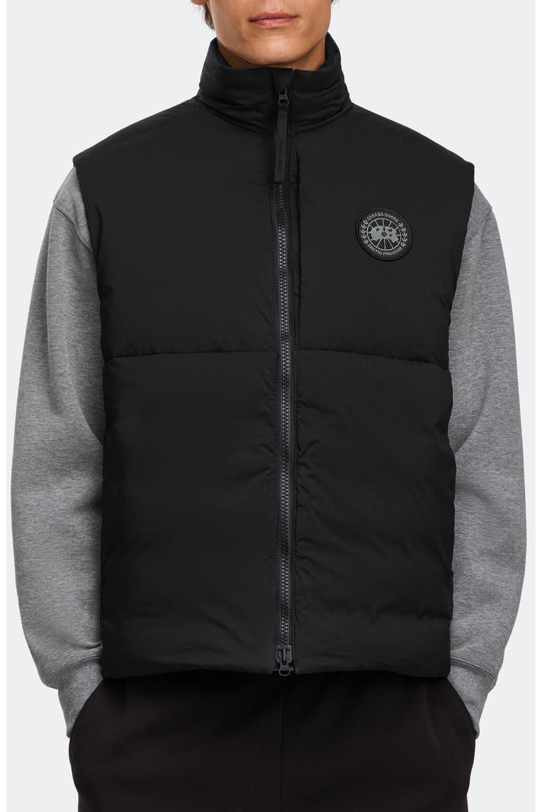Lodge Packable 750 Fill Power Down Vest, Main, color, BLACK - NOIR