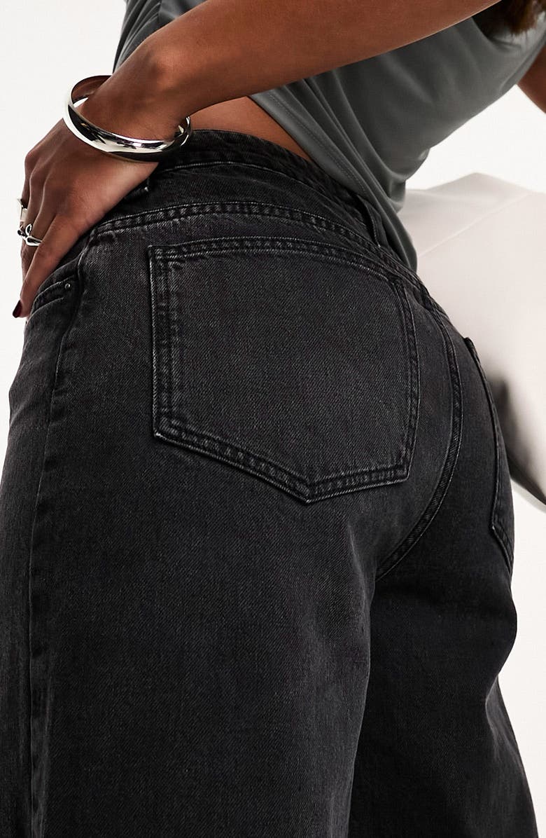 ASOS DESIGN Split Hem Dad Jeans, Alternate, color,