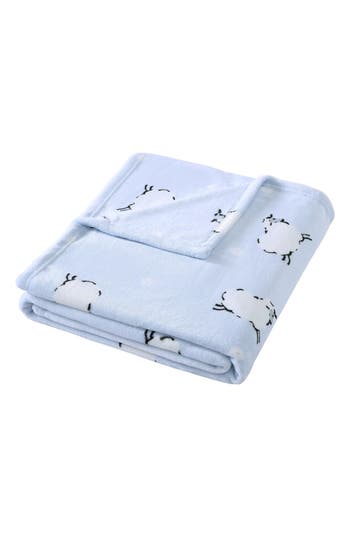 Poppy & Fritz Poppy And Fritz Plush Flannel Brushed Fleece Throw Blanket In Multi