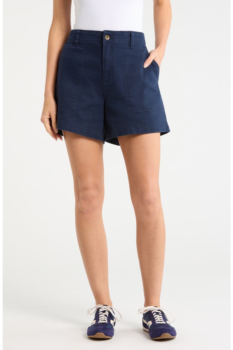 Socialize Denim Shorts, Main, color, HERITAGE NAVY BLUE