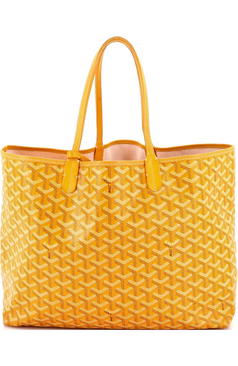 Pre-Owned Goyard Saint Louis Tote Coated Canvas PM, Main, color, Yellow