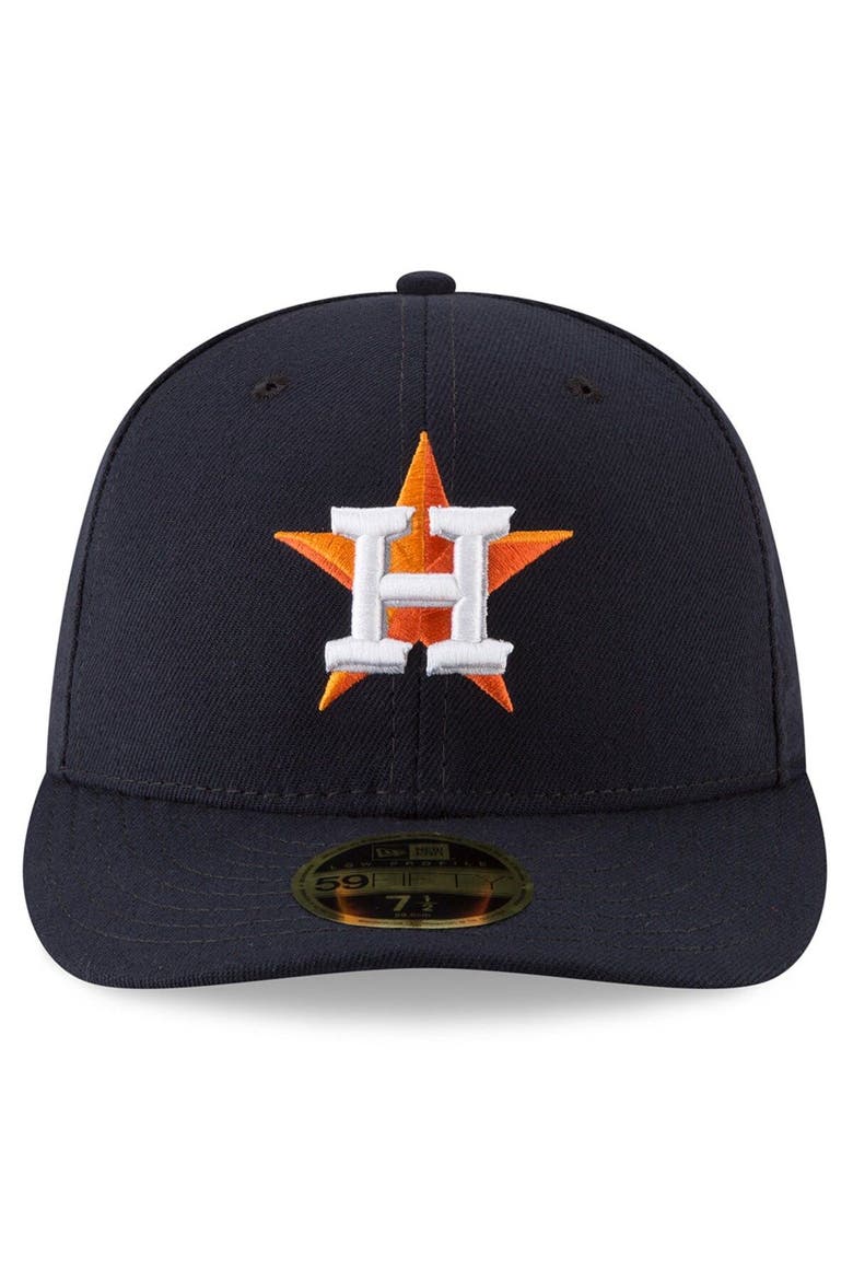 Men's New Era  Navy Houston Astros 2022 World Series Side Patch Low Profile 59FIFTY Fitted Hat, Alternate, color, Navy