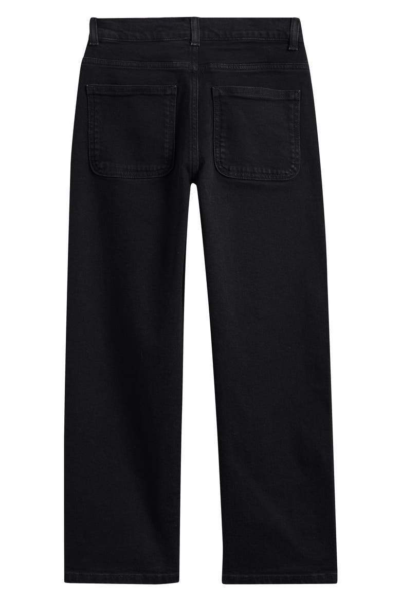 Kids' Ronnie Straight Leg Jeans, Alternate, color, BLACK WASH