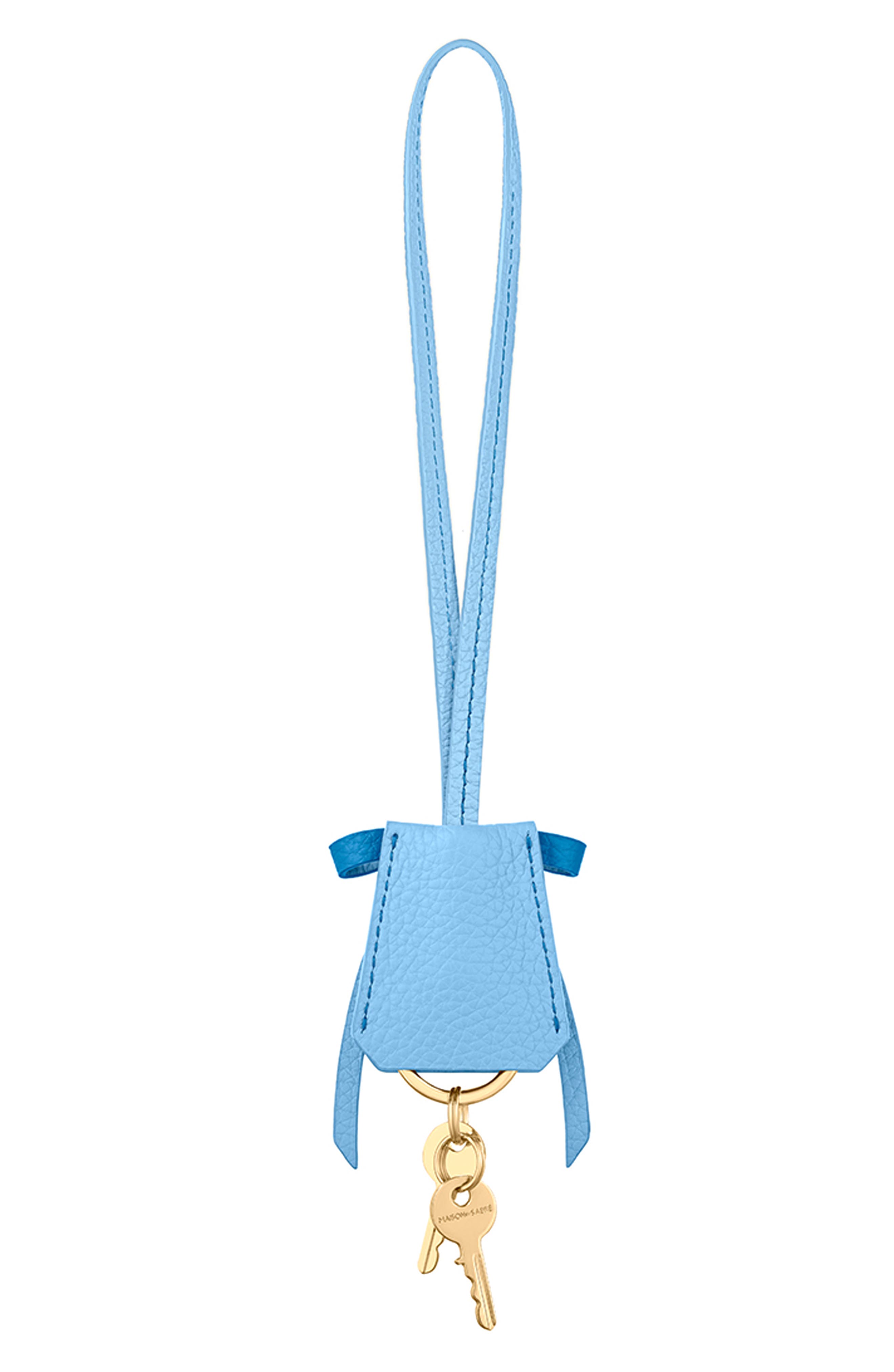 The Bow Padlock Charm, Alternate, color, Sky Lapis