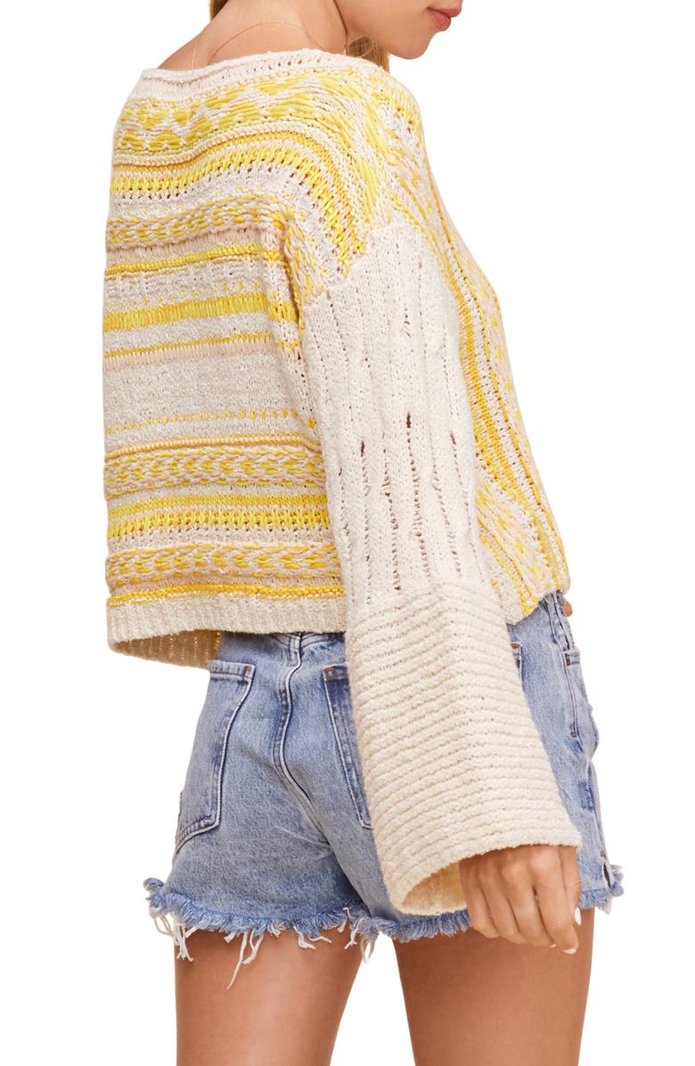 ASTR the Label Thora Crop Sweater, Alternate, color, 