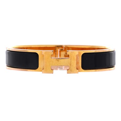 Clic H Bracelet Enamel Narrow