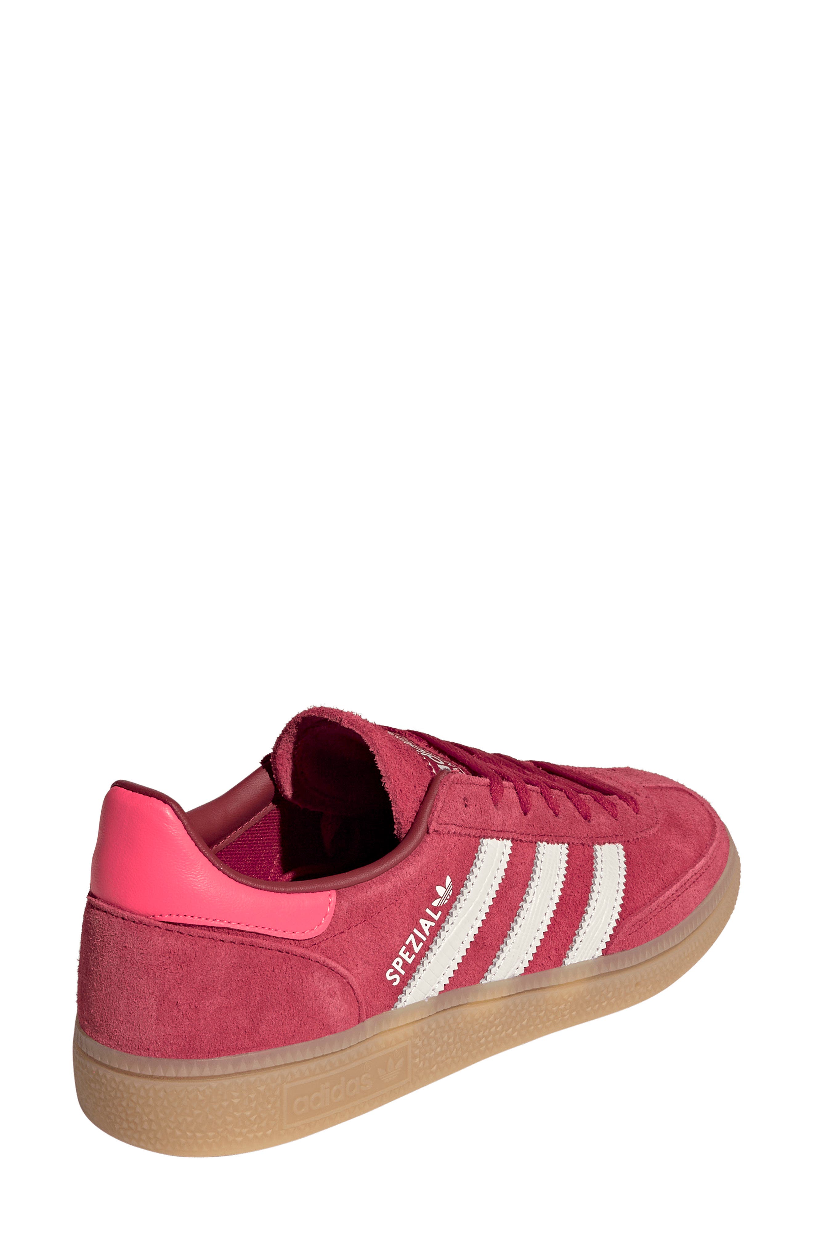 adidas Handball Spezial Sneaker, Alternate, color, Red/ Off White/ Solar Turbo