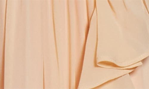 Ulla Johnson Florella Ruffle Sleeveless Silk Gown In Peony