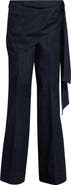 Zimmermann Valiant Draped Denim Flare Leg Pants