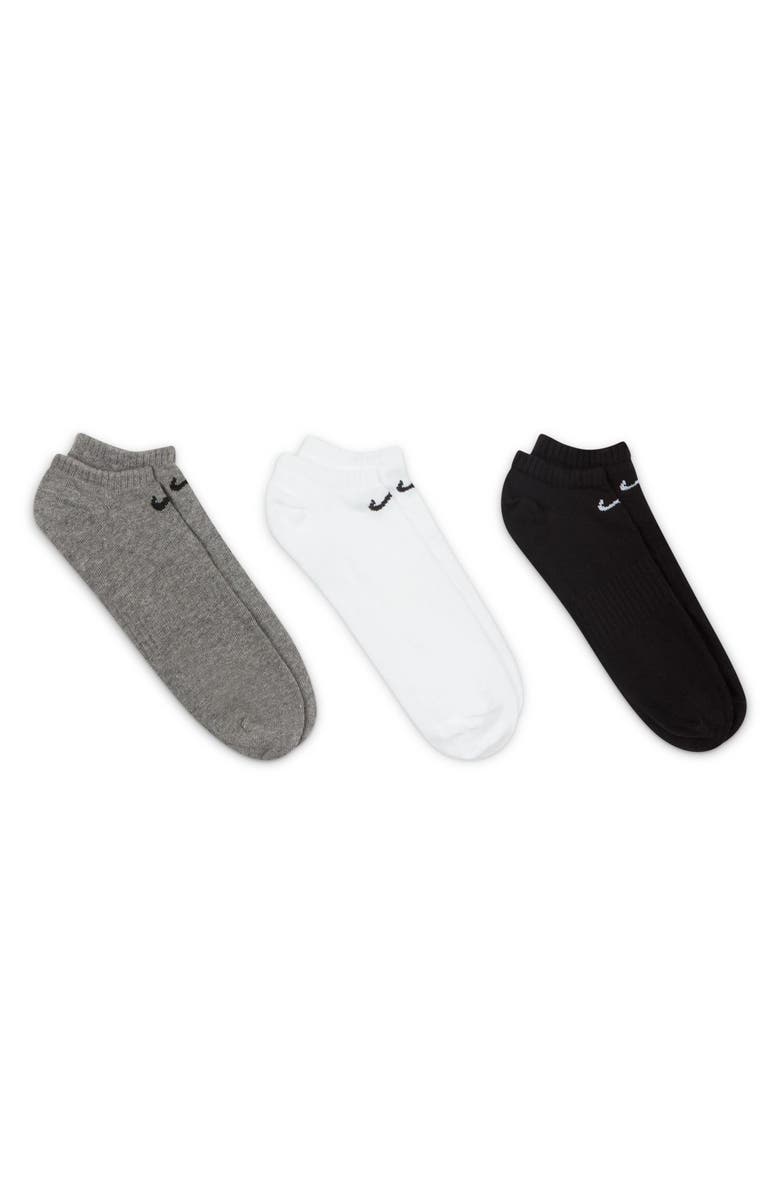 Nike Everyday Lightweight Training No-Show Socks - Pack of 3, Main, color, Multi-Color