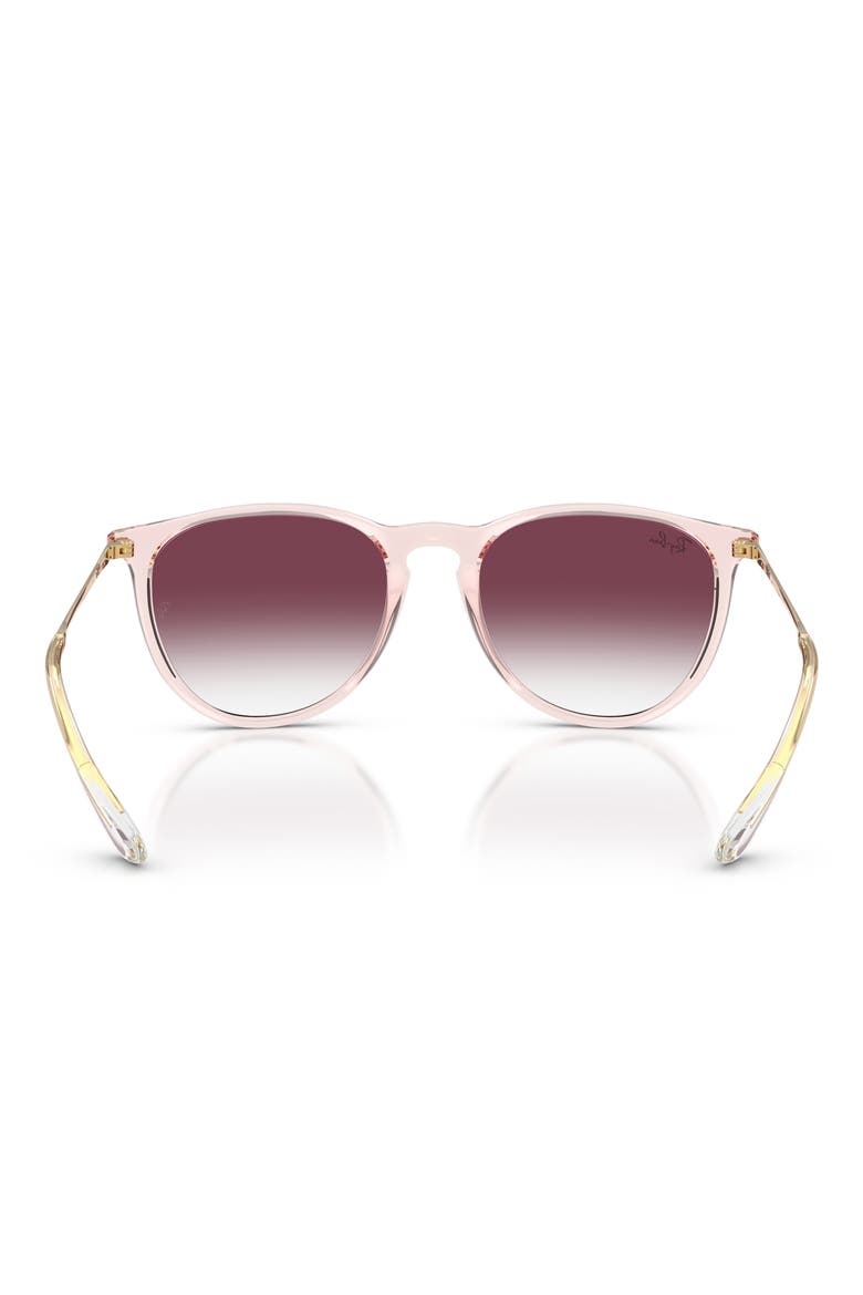 Erika 54mm Gradient Phantos Sunglasses, Alternate, color, TRANSPARENT PINK / CLEAR