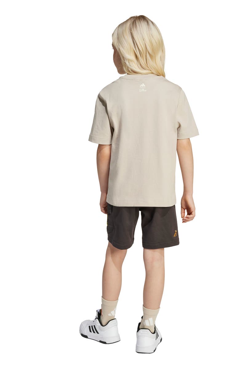 adidas Originals x The Simpsons Kids' Graphic T-Shirt & Shorts Set, Alternate, color, Wonbei