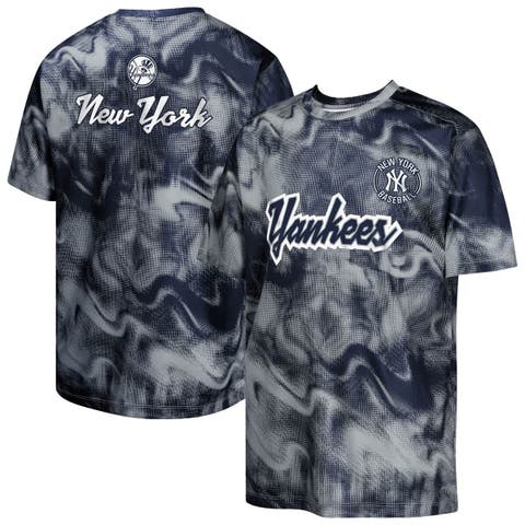 Youth Navy/Gray New York Yankees Pinch Hitter T-Shirt