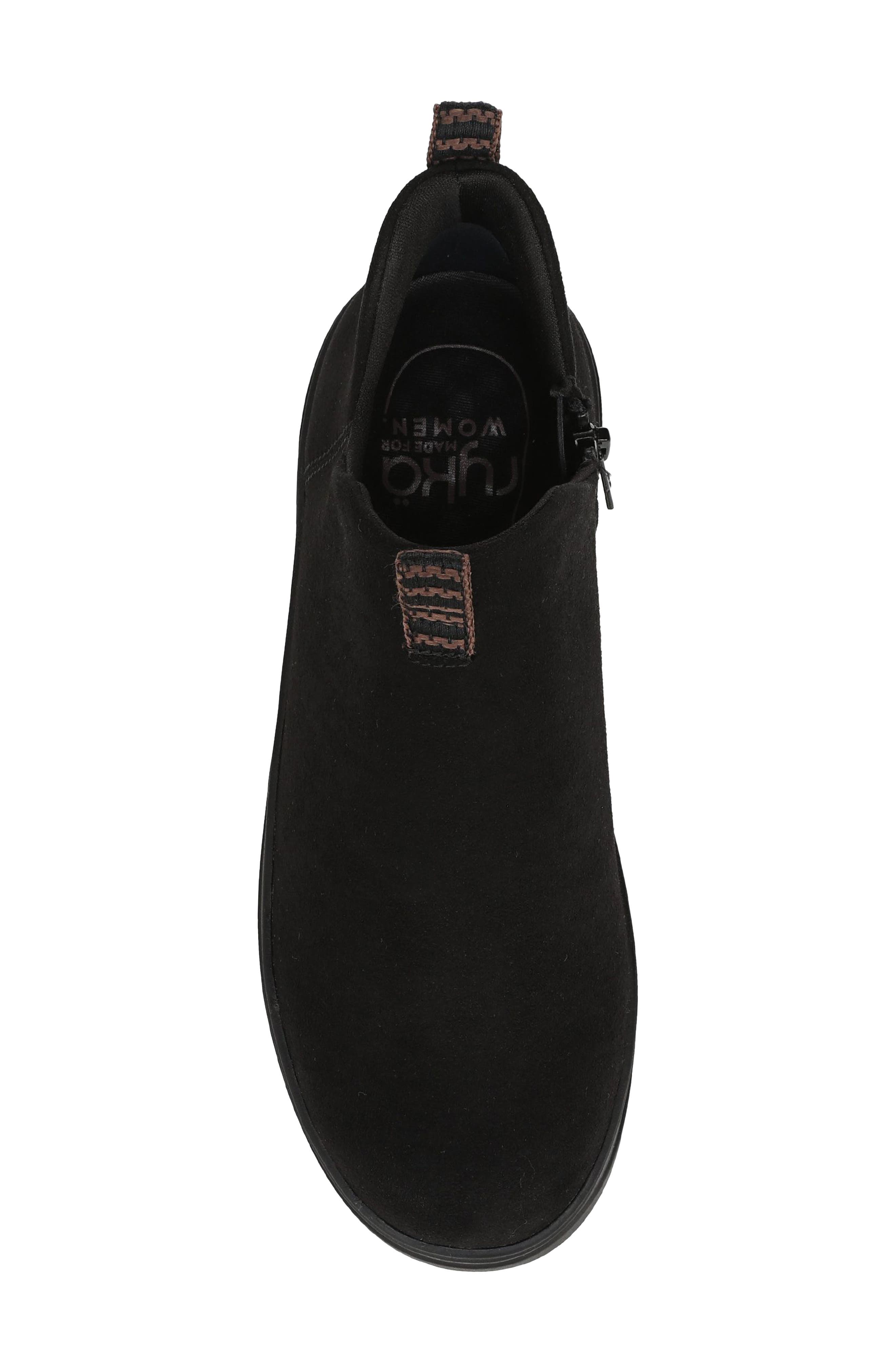 Vivie Short Boot, Alternate, color, BLACK / BLACK