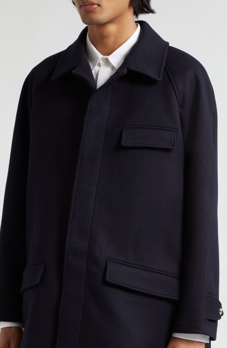 De Bonne Facture Parisian Raglan Sleeve Wool Coat, Alternate, color,