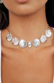 Ettika Santorini Shell Choker Necklace