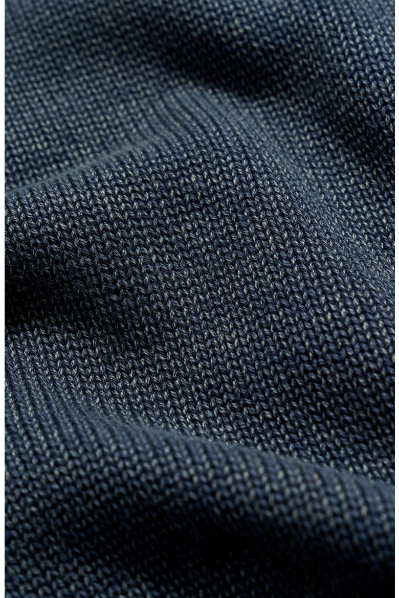 Cotton & Alpaca Henley Sweater, Alternate, color, CARBON BLUE