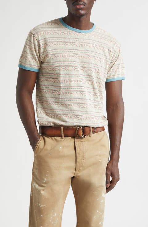 Southwestern Print Ringer T-Shirt