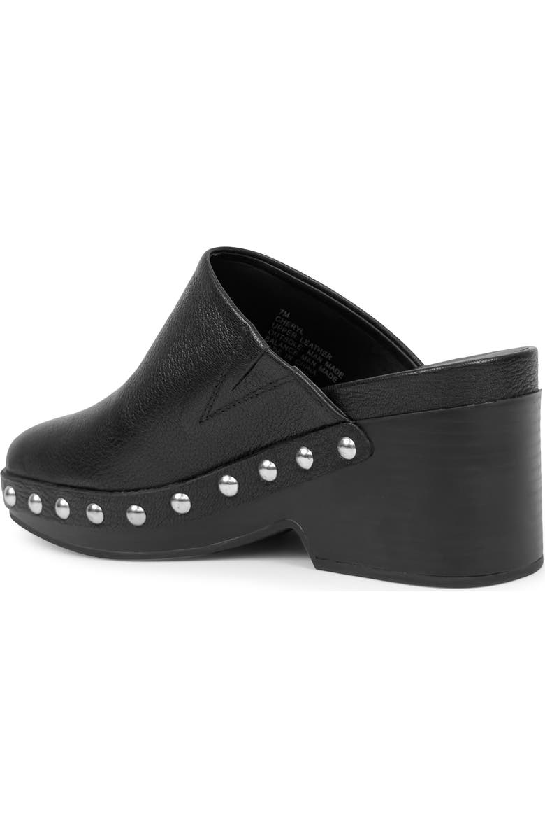 Aerosoles Cheryl Stud Clog, Alternate, color, Black Leather With Studs