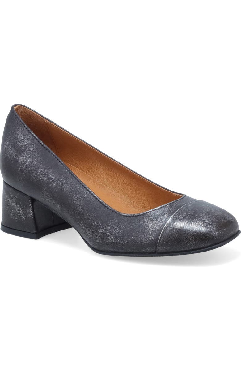 Miz Mooz Gilda Cap Toe Pump, Main, color, Gunmetal