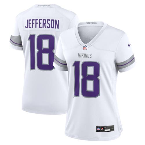 Nike Justin Jefferson White Minnesota Vikings Alternate Game Player Jersey In White