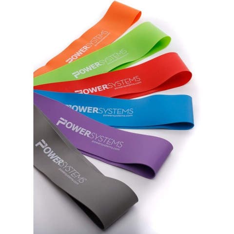9" Mini Versa-Loop Exercise Bands   Portable Resistance Bands (6-Pack Kit)