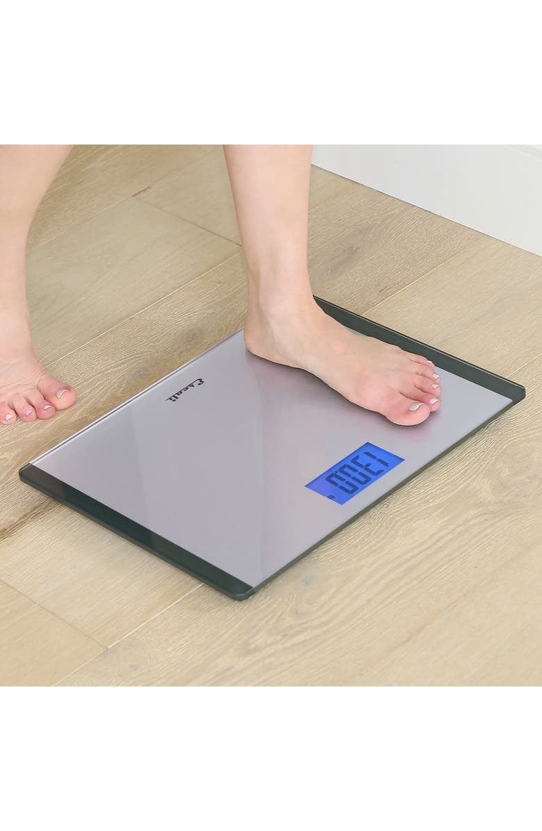 ESCALI Wide Body Glass LCD Digital Scale, Alternate, color, Grey