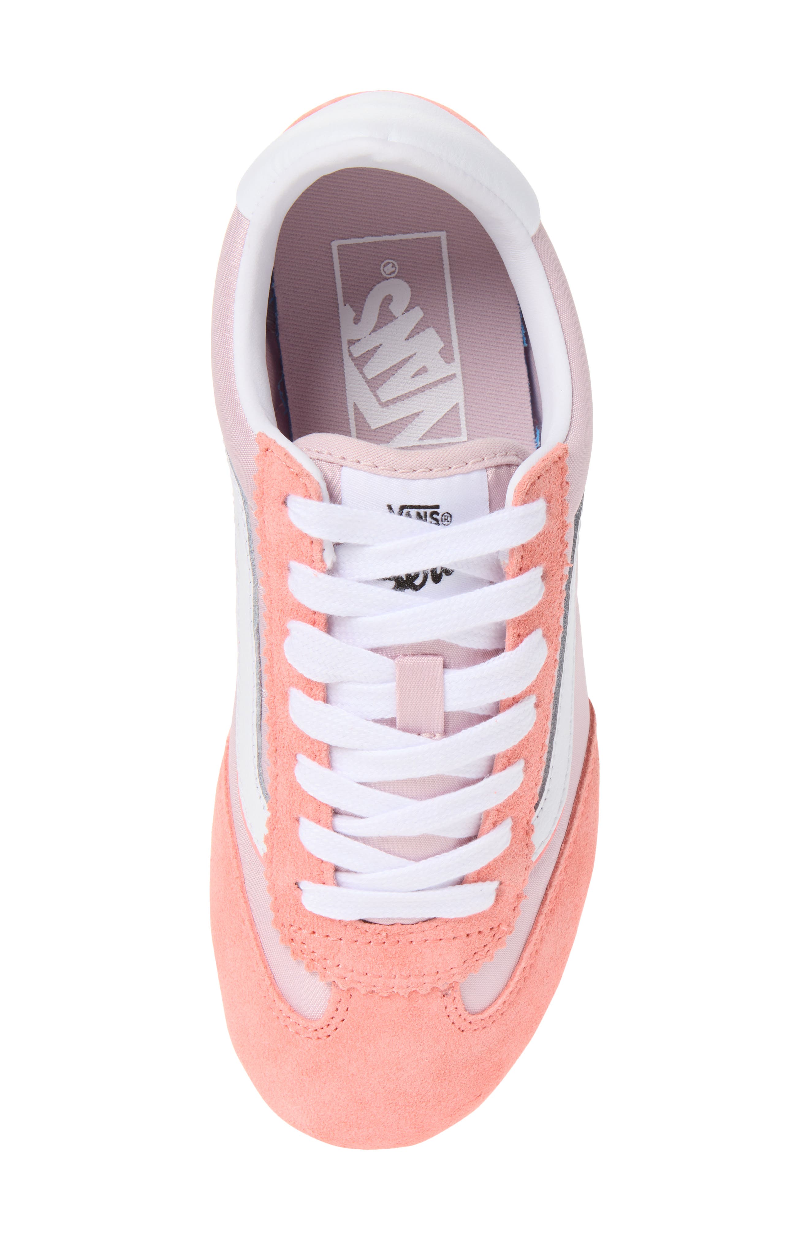 Kids' Super Low Pro Leather Sneaker, Alternate, color, PALE PETAL PINK