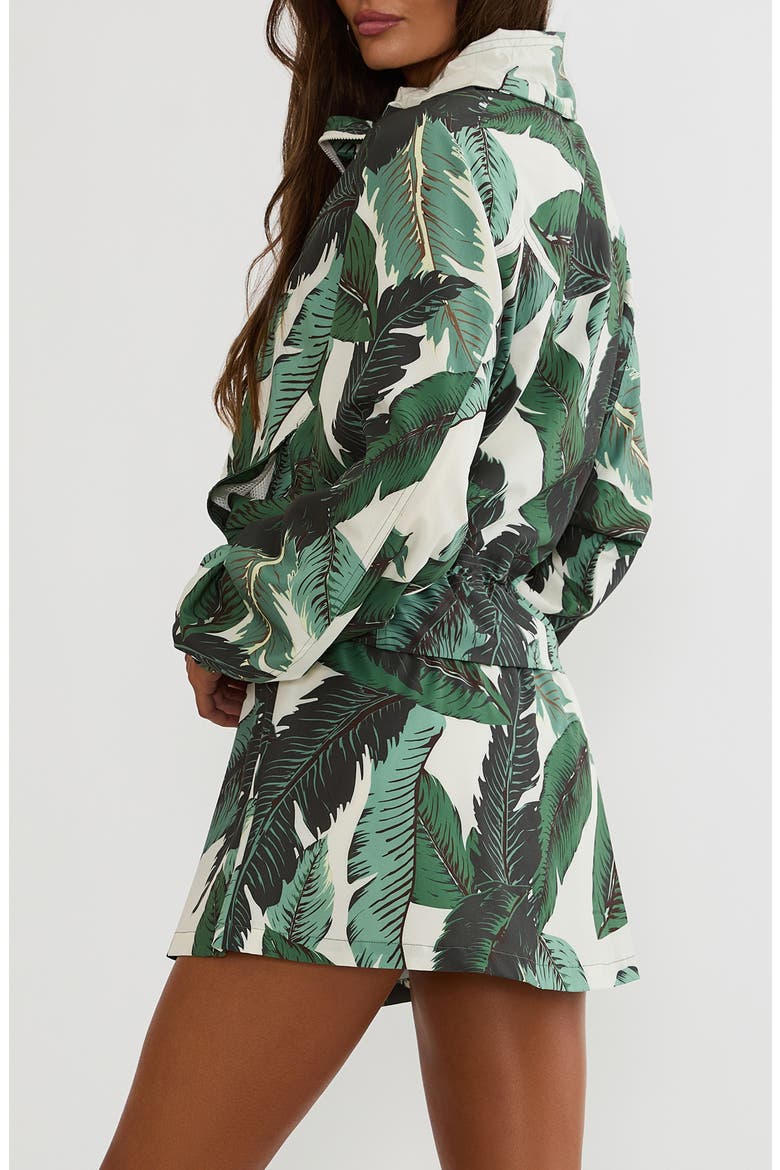 Casen Palm Print Performance Jacket, Alternate, color, BANANA PALMS