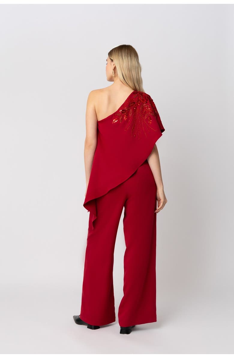 RAISHMA Gwen Red Jumpsuit, Alternate, color, Red